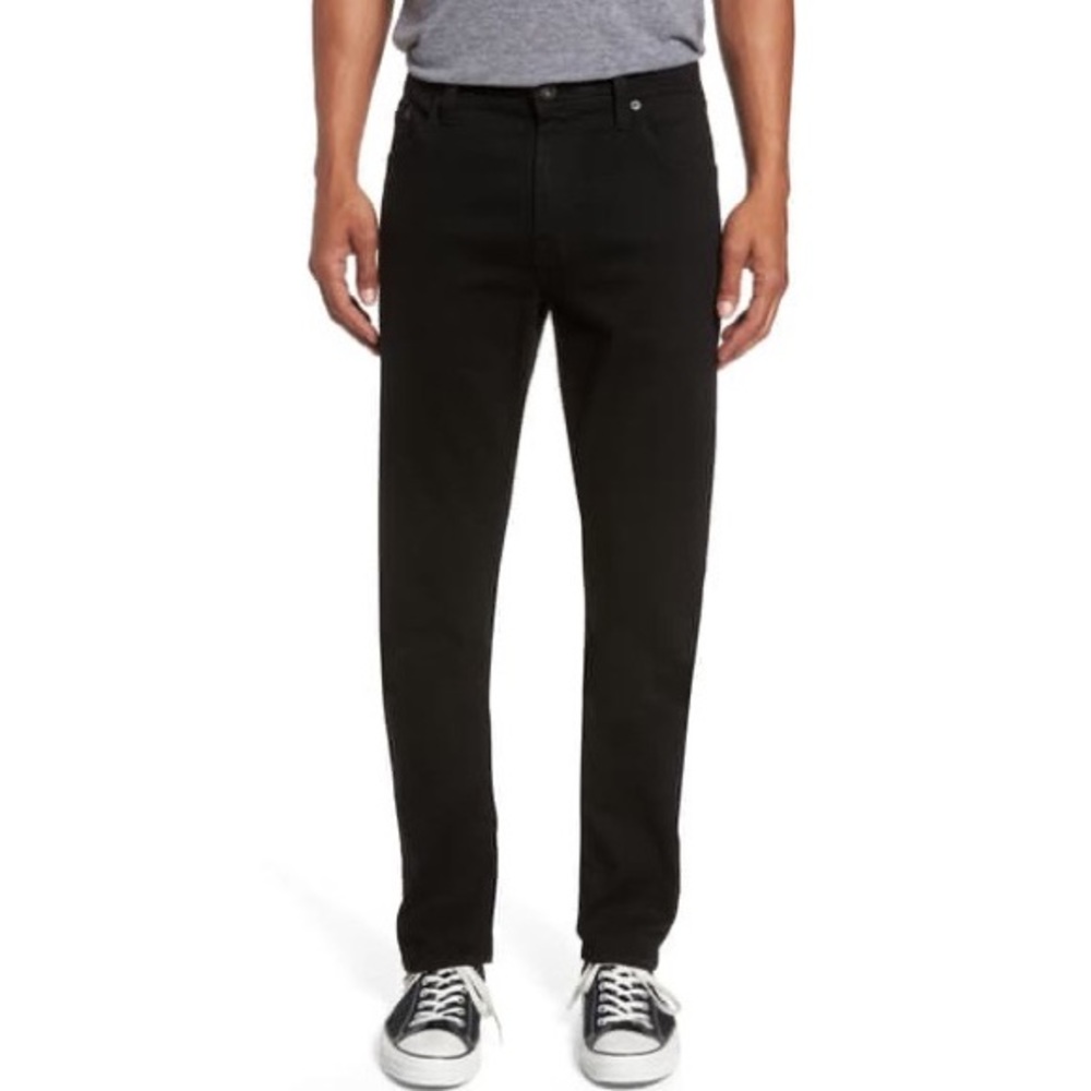 AG The Everett Slim Straight Black Men's Jeans
